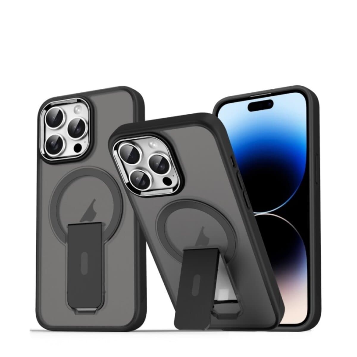 Защитный чехол-накладка Cosmic Magnetic Stand для Apple iPhone 14 Pro Black (MagStand14PBlack)
