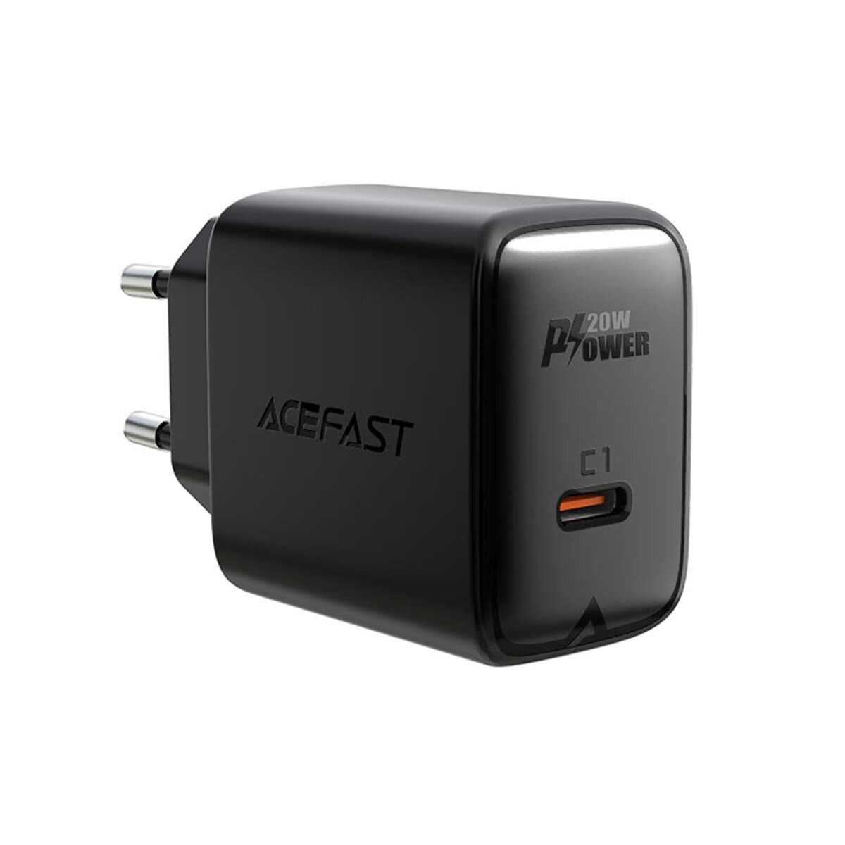 Зарядний пристрій ACEFAST A1 PD20W single Type-C charger Black (AFA1B)