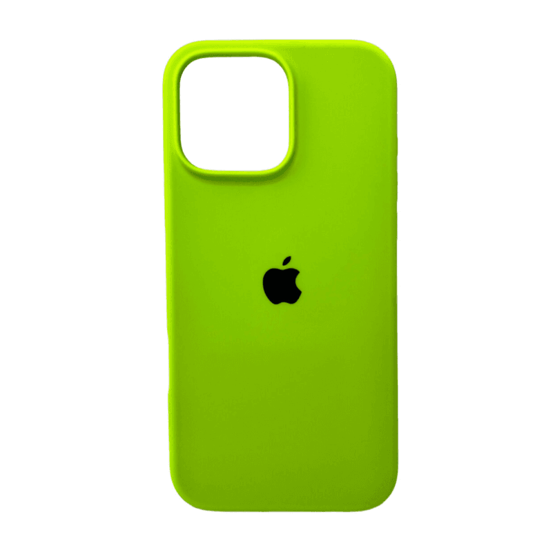 Защитный чехол-накладка Silicone Full Case AA Open Cam для Apple iPhone 16 Pro Shiny Green (FullOpeAAi16P-24)