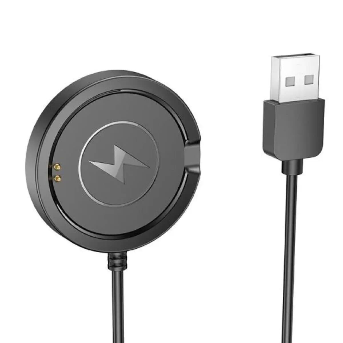 Беспроводное зарядное устройство для смарт-часов Hoco Y22 Smart sports watch charging cable Black