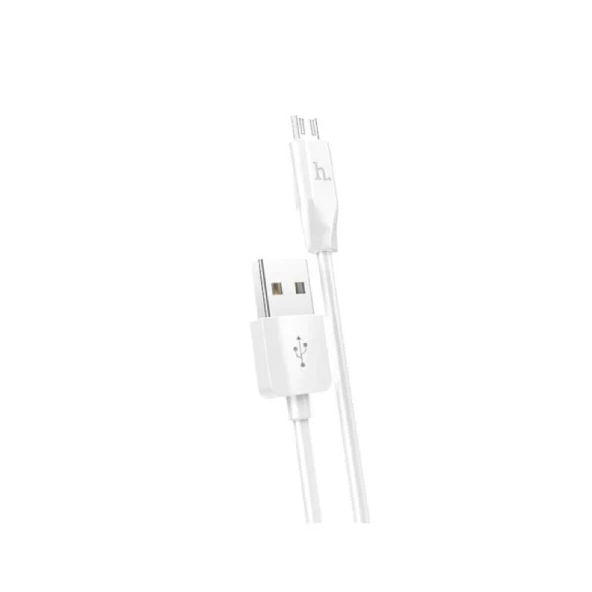 Кабель HOCO X1 USB to Micro-USB 2.4A 2m PVC White