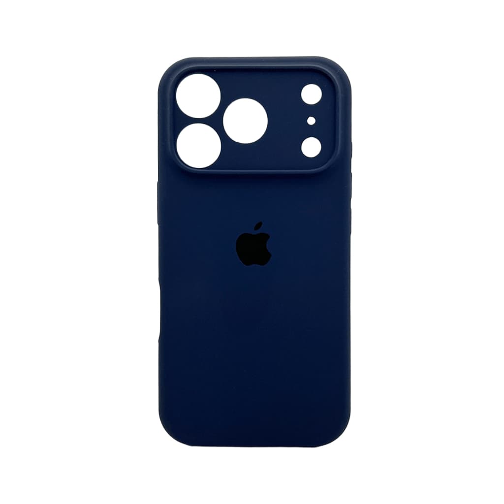 Защитный чехол-накладка Silicone Full Case AA Camera Protect для Apple iPhone 17 Pro Max Blue (FullAAi17PM-55)