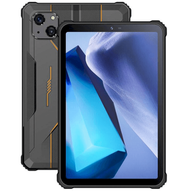 Захищений водонепроникний планшет Oukitel RT3 8» HD+ 4GB 64GB MT6762 5150mAh 16+8Мп IP69K NFC LTE Black-Orange
