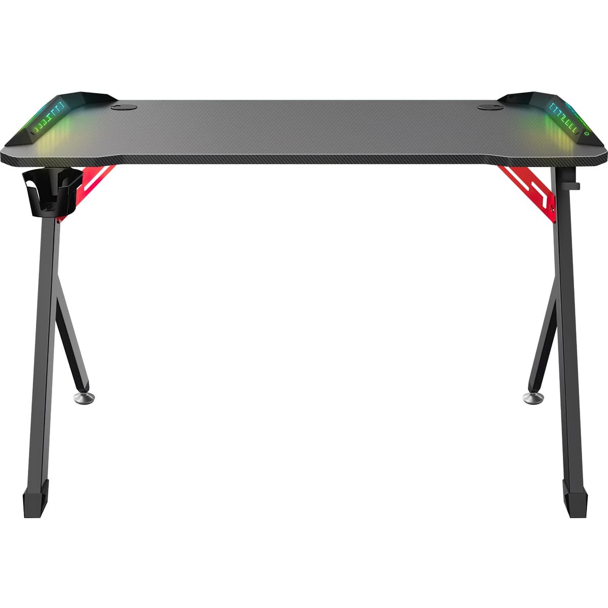 Стол игровой Defender Platinum RGB 110x60x75мм крепеж для кружки и гарнитуры Black (64302)