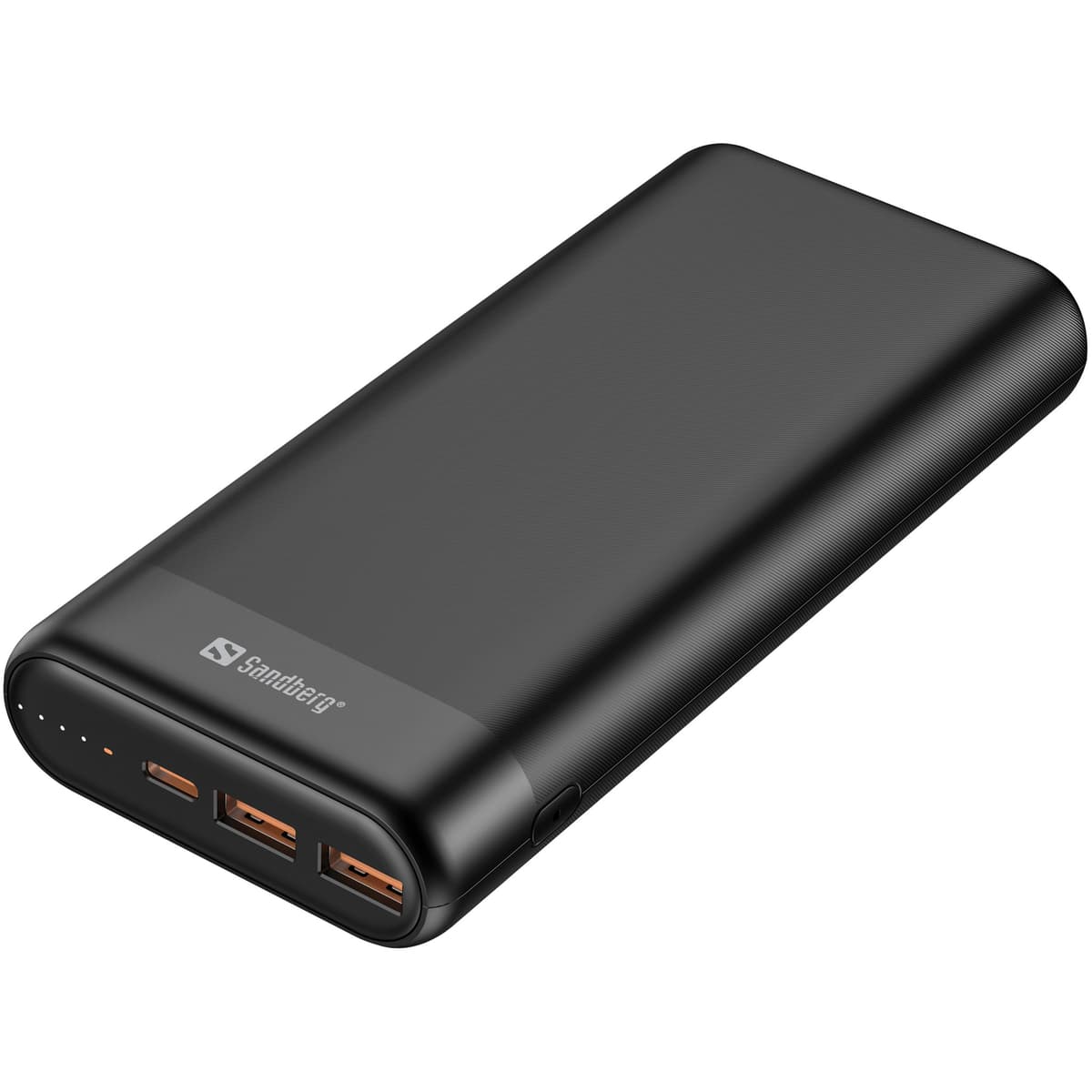 Powerbank павербанк УМБ Sandberg PD 20000mAh 65W 3A QC3.0 Always-ON-Mode USB 2хType-C OUT Black (420-62)