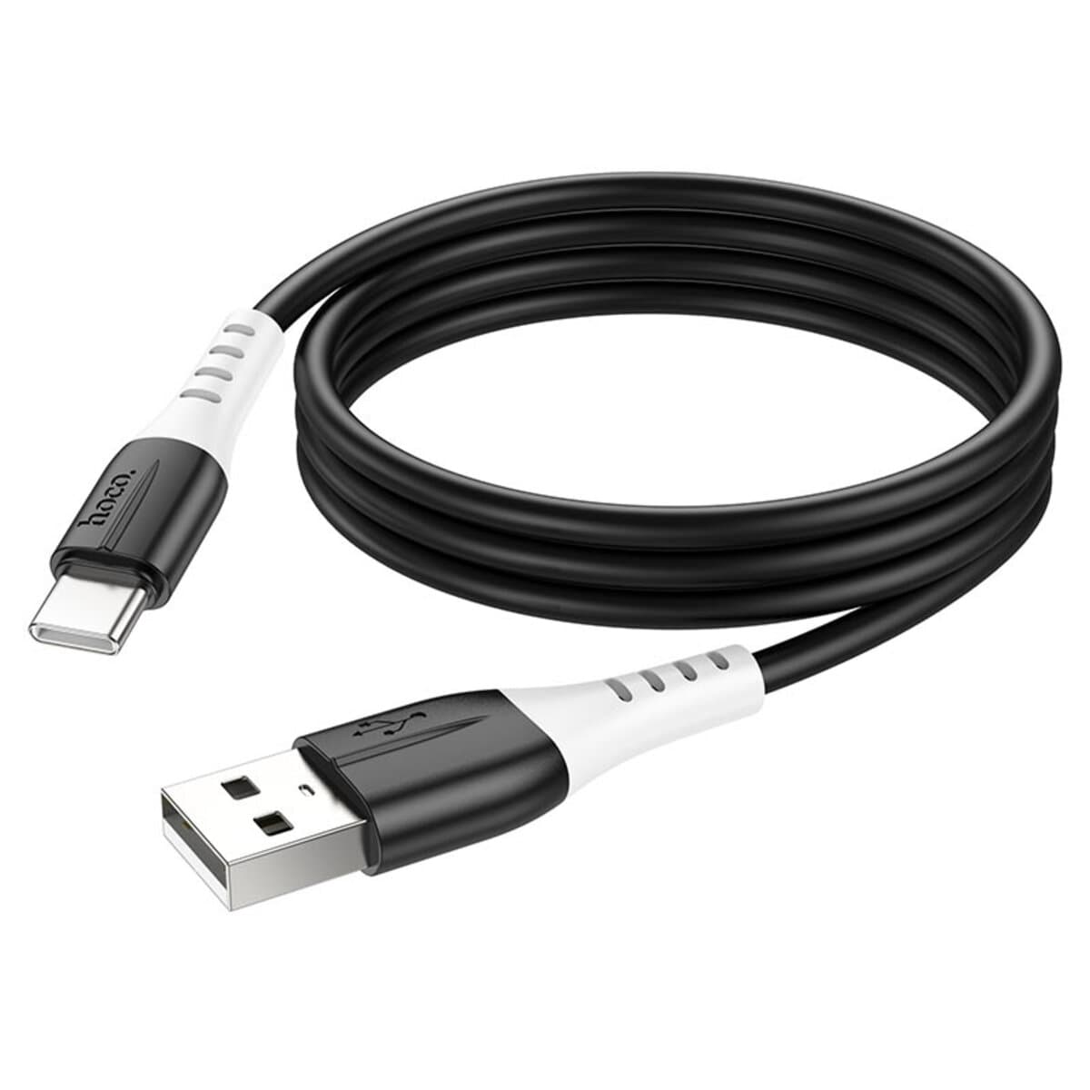 Кабель HOCO X82 USB to Type-C 3A 1m silicone connectors Black