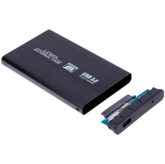Зовнішня кишеня для жорсткого диска HDD SSD 2.5'' USB 3.0 SATA Black (287219)