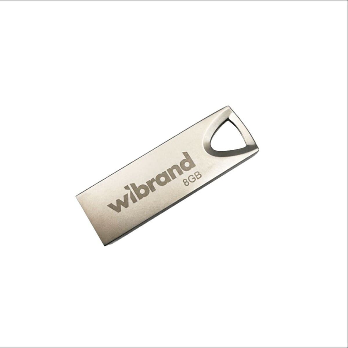 Флеш память флешка Wibrand Taipan 8Gb USB 2.0 Silver (WI2.0/TA8U2S)