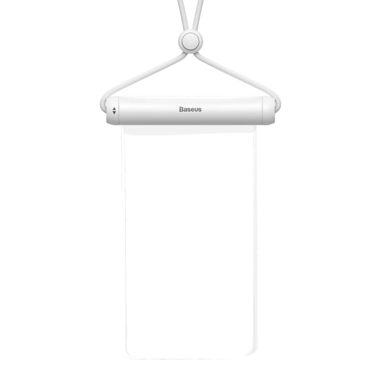 Водонепроникний чохол для телефону Baseus Cylinder Slide-cover Waterproof Bag Pro до 7.2'' White (FMYT000002)