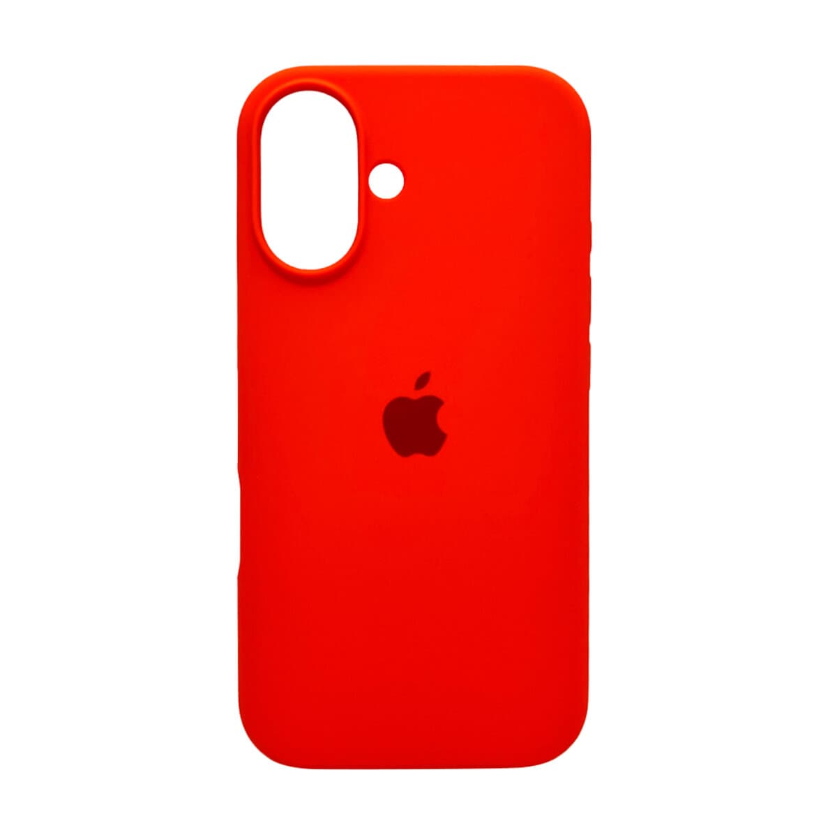 Захисний чохол-накладка Silicone Full Case AA Open Cam для Apple iPhone 16 Apricot (FullOpenAAi16-2)