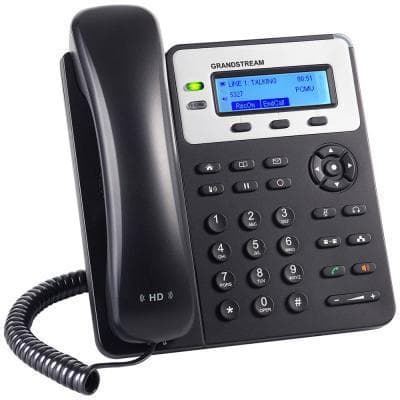 Дротовий стаціонарний телефон IP Grandstream GXP1625 Black