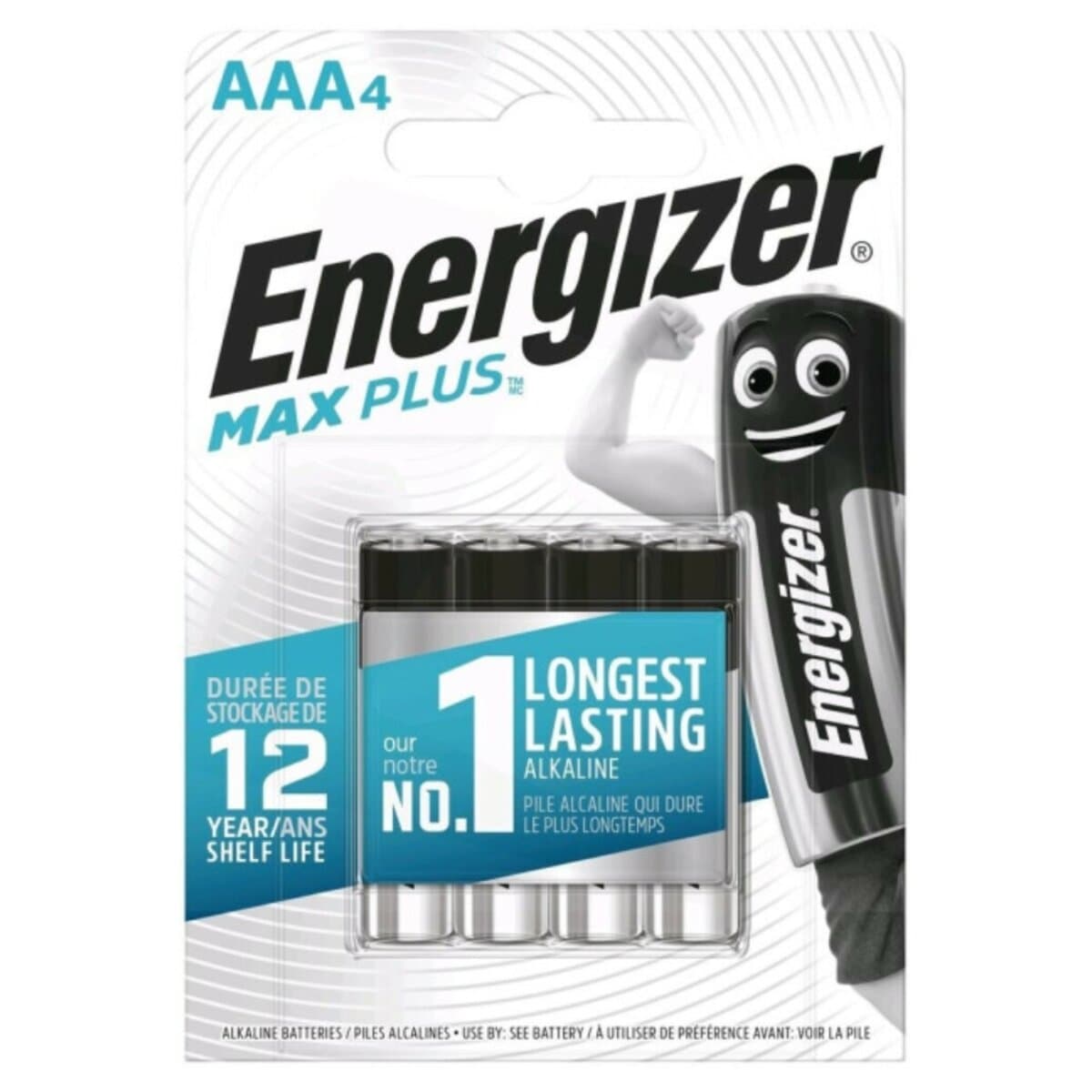 Батарейка Energizer LR3/AAA Max Plus Alkaline 1.5V 4шт