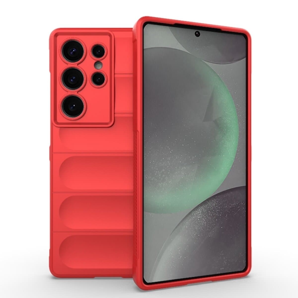 Защитный чехол-накладка Cosmic Magic Shield для Samsung Galaxy S25 Ultra Red (MagicShSAS25URed)