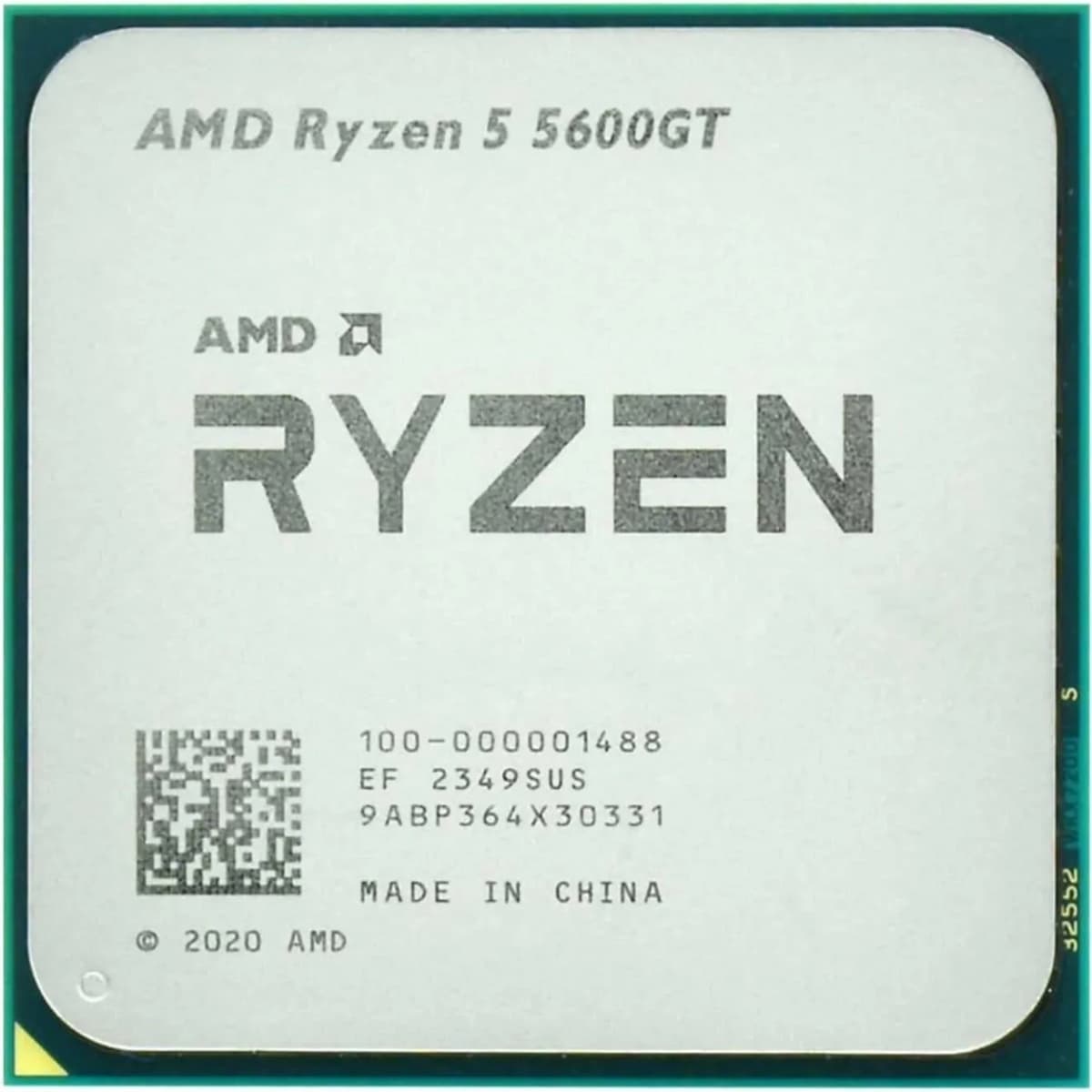 Процесор AMD Ryzen 5 6C/12T 5600GT (3.6/4.6GHz Boost 19MB 65W AM4 Radeon Graphics) Tray (100-000001488)
