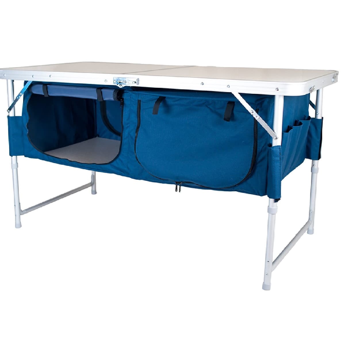 Розкладний туристичний стіл тумба Ranger Rcase RA1103 до 30кг 600D Grey-Blue