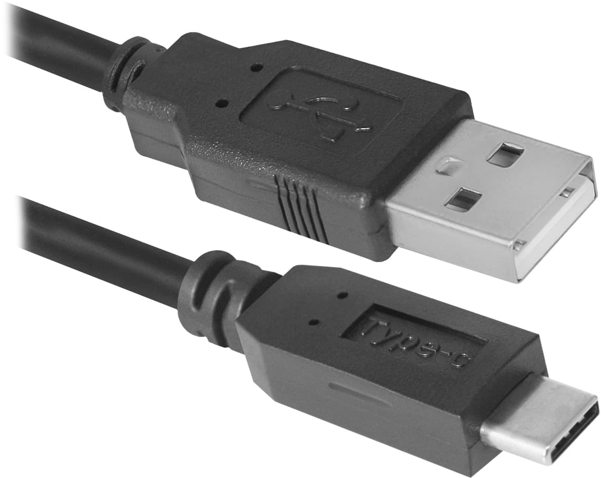 Кабель Defender 09-03 PRO USB AM-Type CM 1м Black (87492)