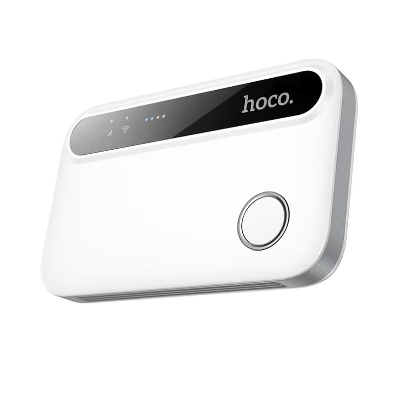 Портативный маршрутизатор роутер HOCO HI41 Mobile portable WiFi Micro SIM 2100mAh White