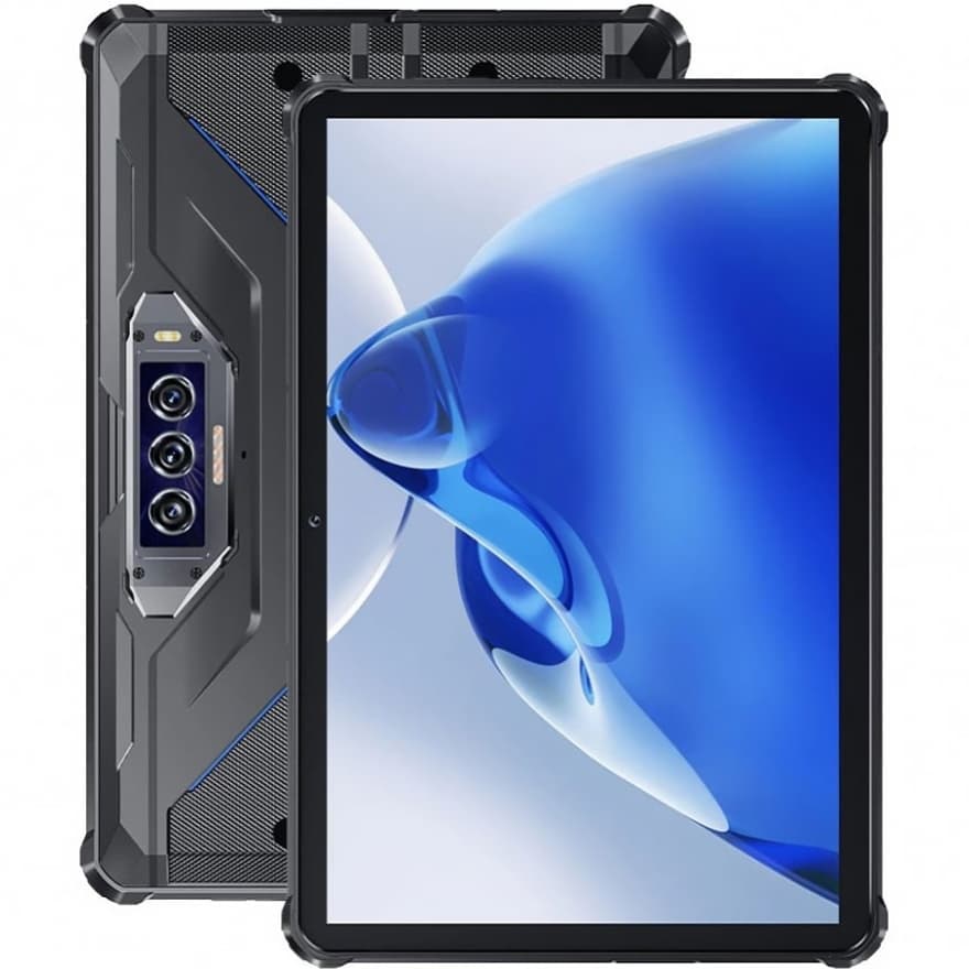 Захищений планшет Oukitel RT7 5G 10.1'' FHD+ 12GB/512GB Dimensity7050 32000mAh 48+32Мп IP69K NFC LTE Black-Blue (RT7_5G_512_BL)