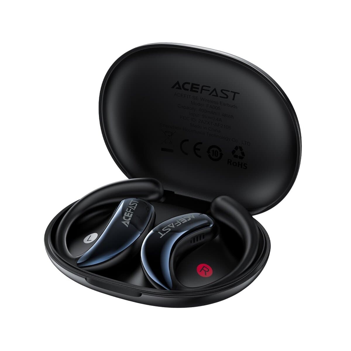 Бездротові навушники ACEFAST FA005 ACEFIT SE wireless earbuds BT5.4 400mAh Black