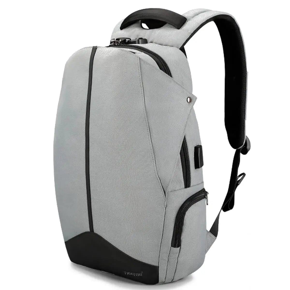 Міський рюкзак для ноутбука Tigernu T-B3593A 15.6'' 17л USB-порт Grey (T-B3593AGrey)