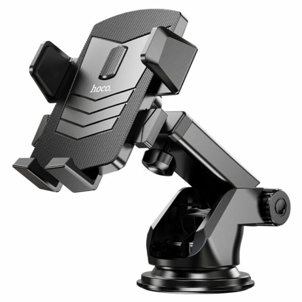 Держатель для телефона автодержатель HOCO CA83 David one-button center console car holder Black