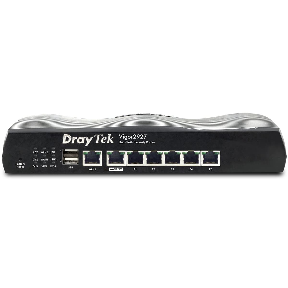 Маршрутизатор роутер Drytek Vigor 2927 2(4) WAN GbE 5 LAN GbE 2 USB 2.0 50 VPN Multi-LAN Black