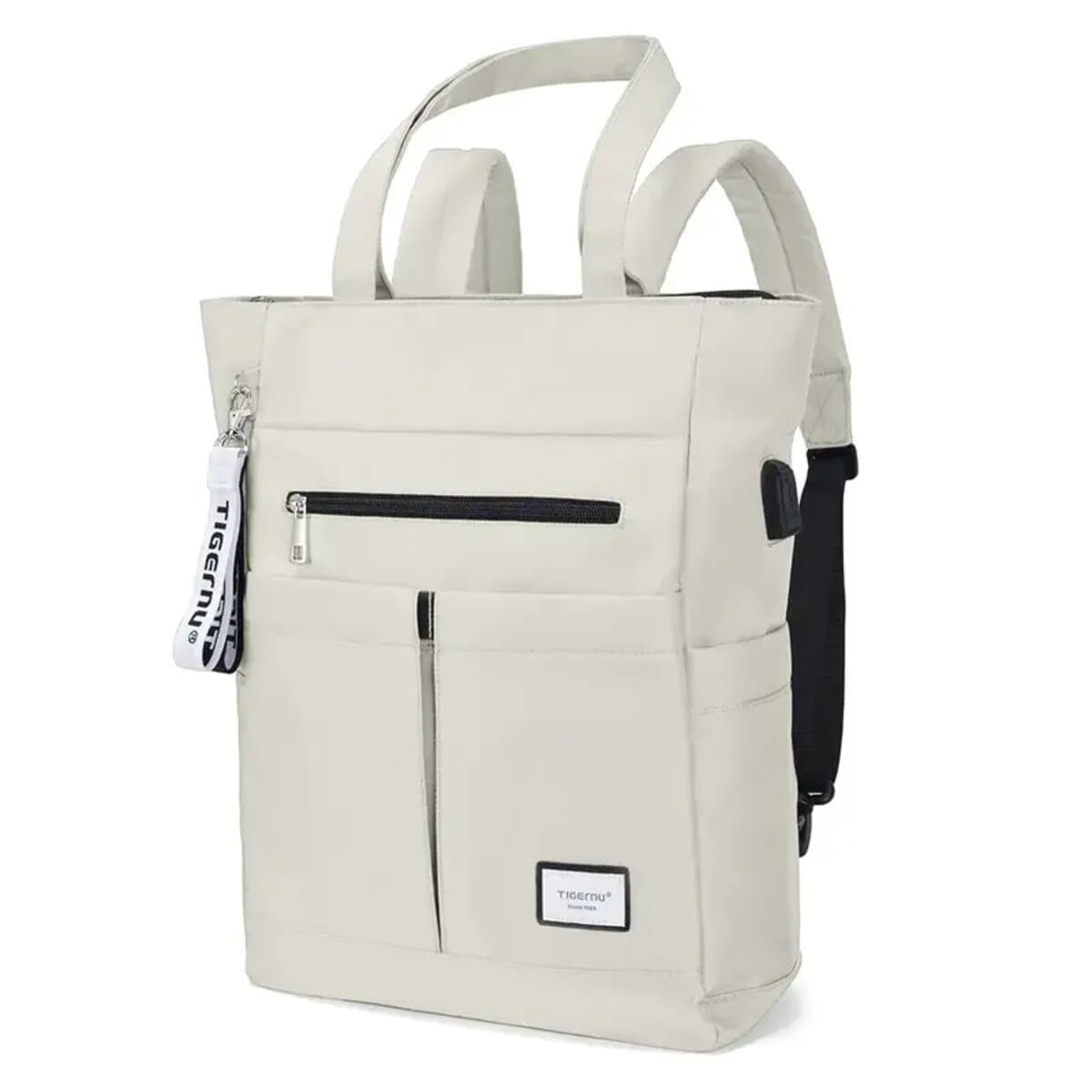 Міський рюкзак для ноутбука Tigernu T-S8632 15.6'' 14.6 л White (T-S8632Off-white)