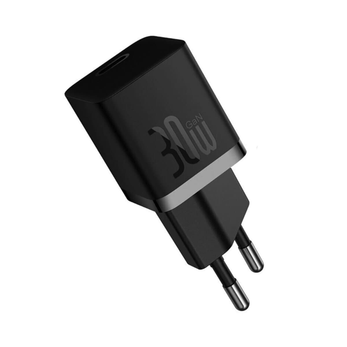 Зарядное устройство Baseus GaN5 Fast Charger mini 1xType-C 30W EU Black (CCGN070401)