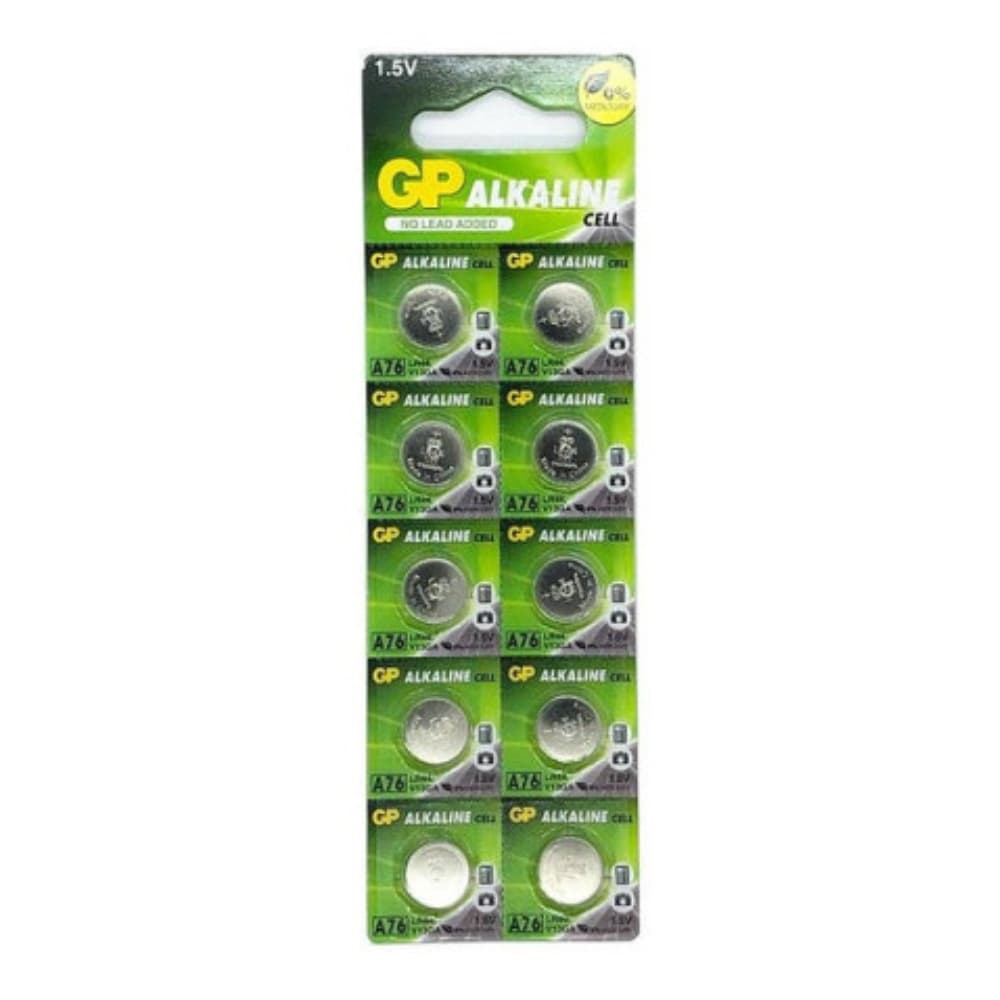 Батарейка GP A76/LR44/AG13 Alkaline 1.5V 10шт