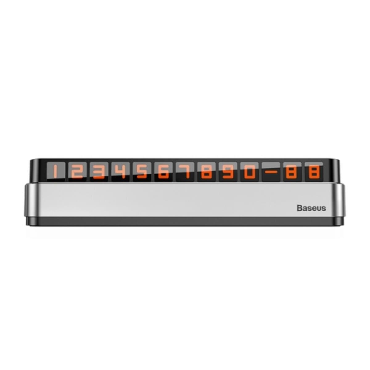 Паркувальна карта Baseus Moonlight Box Series Temporary Parking Number Plate Silver (ACNUM-B0S)