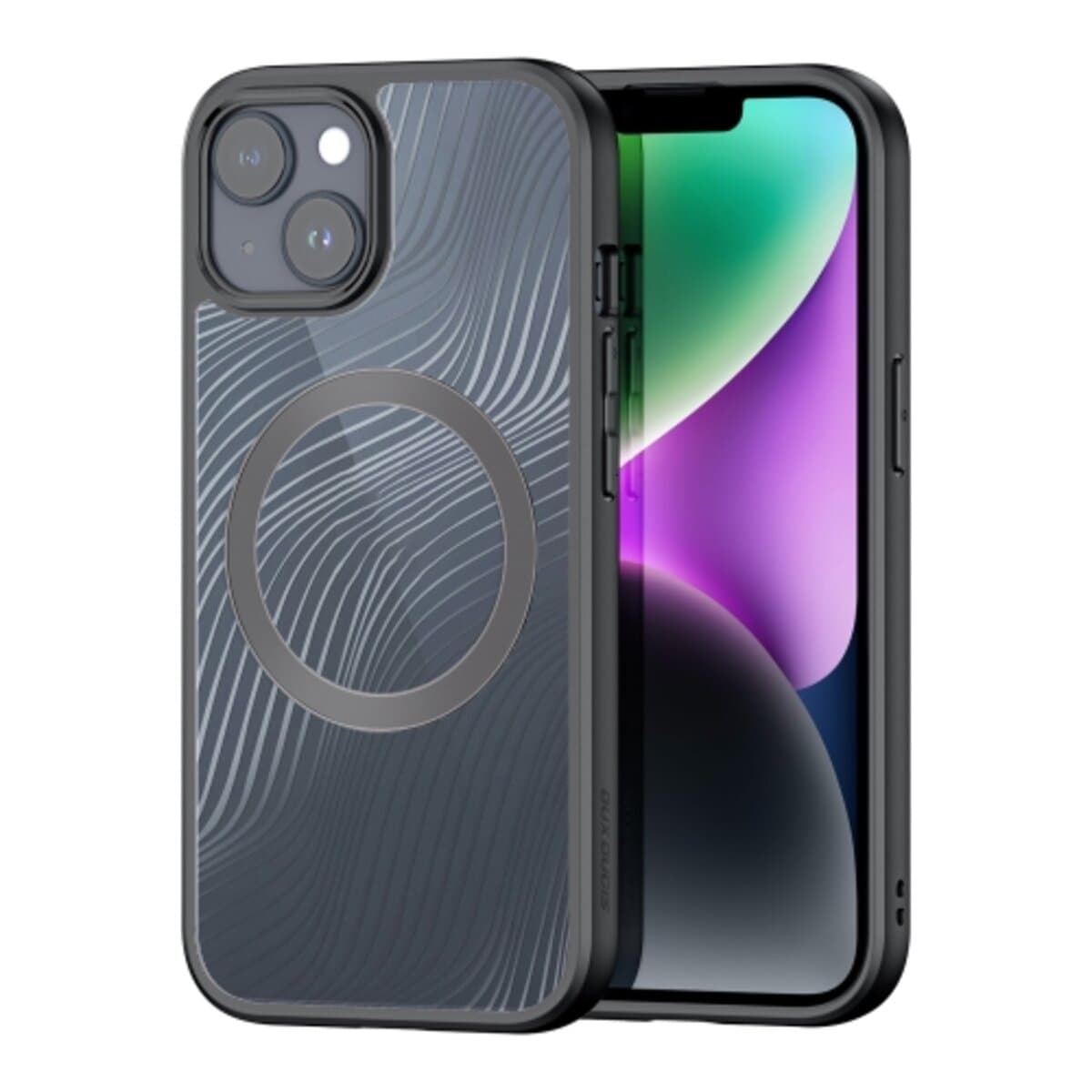 Защитный чехол-накладка DUX DUCIS Aimo MagSafe для iPhone 15 Black (DUXSAFEiP15Black)