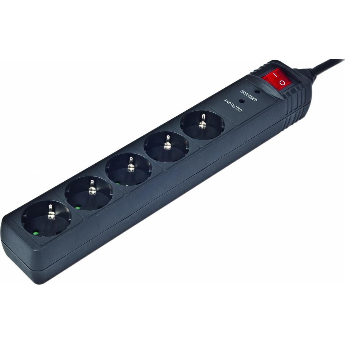 Сетевой фильтр удлинитель Power filtr EnerGenie 4.5 м 5 розеток Black (SPG5-C-15)