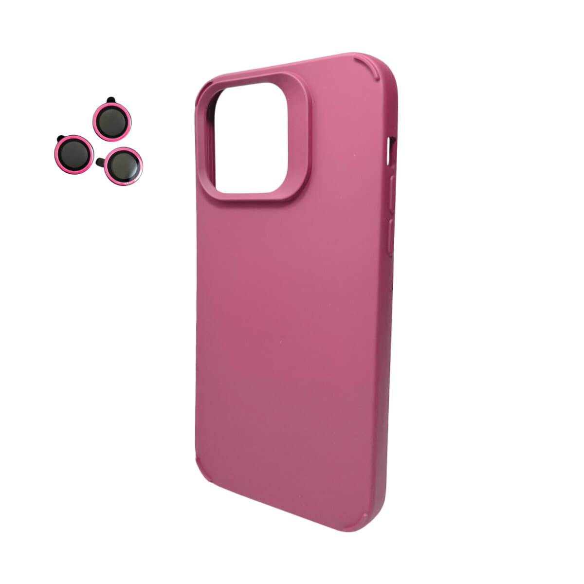 Захисний чохол-накладка Cosmic Silky Cam Protect для Apple iPhone 14 Deep Red (CoSiiP14DeepRed)