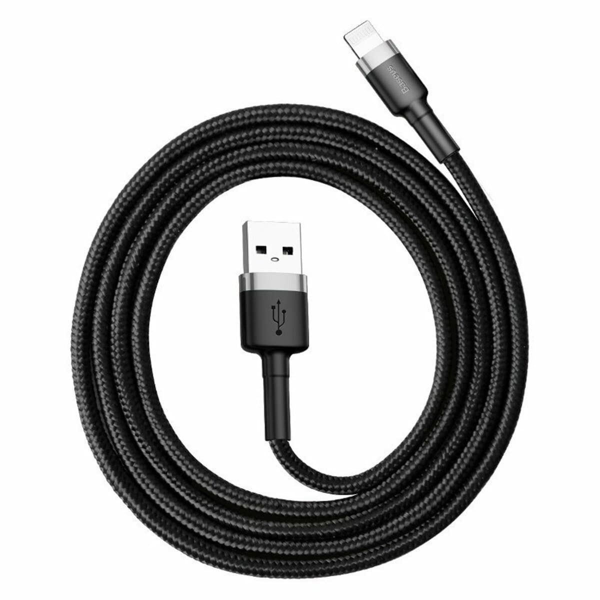 Кабель Baseus Cafule Cable USB to Lightning 1.5A 2м Black (CALKLF-CG1)