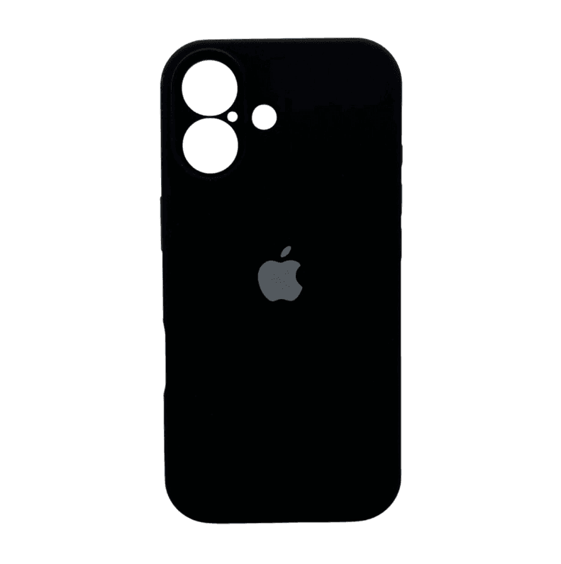 Защитный чехол-накладка Silicone Full Case AA Camera Protect для Apple iPhone 17 Black (FullAAi17-14)
