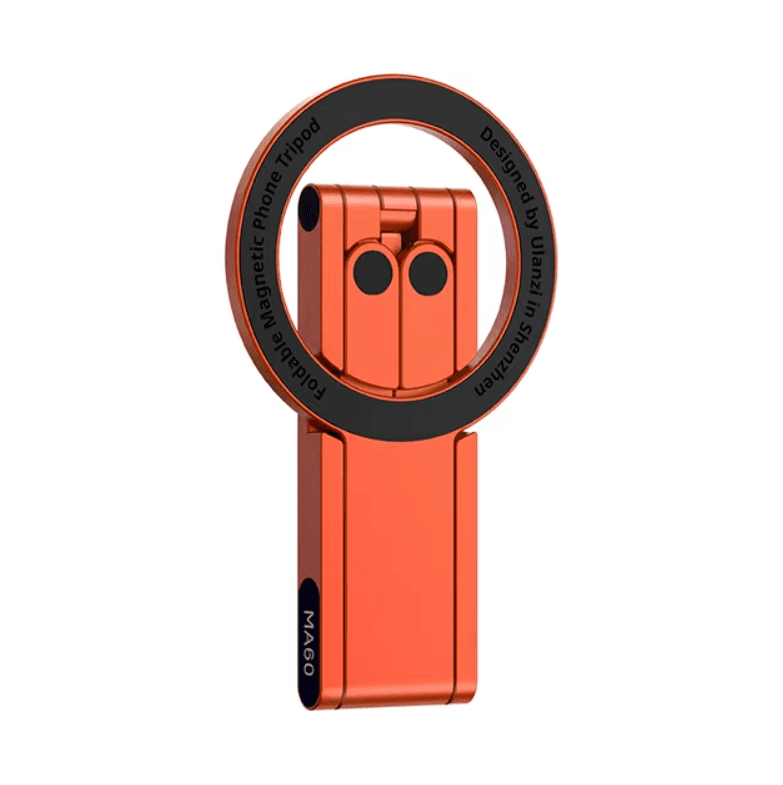 Настільний тримач підставка для телефону Ulanzi Vijim Ulanzi MA60 Foldable Magnetic Phone Tripod Orange (S040)