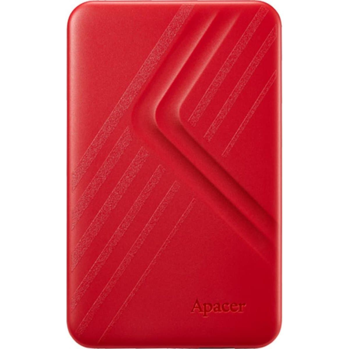 Зовнішній жорсткий диск PHD Apacer AC236 1Tb External 2.5'' USB 3.2 Gen. 1 Red (AP1TBAC236R-1)
