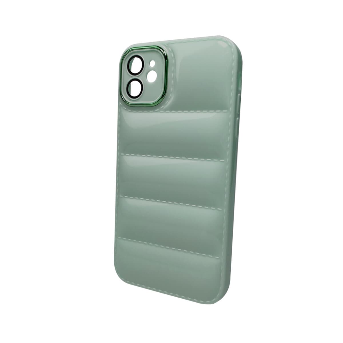 Защитный чехол-накладка Down Jacket Frame для iPhone 15 Mint Green (DoJacFrameiP15Mint)