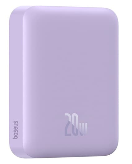 Powerbank павербанк УМБ Baseus Magnetic Mini Air Wireless Fast Charge 6000mAh 20W Purple (P10059002513-00)