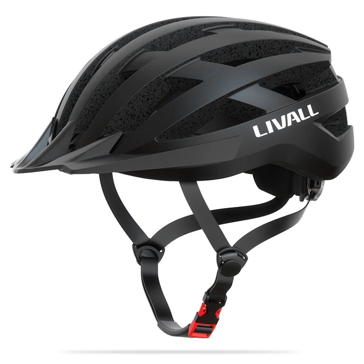 Захисний велосипедний шолом Livall MT1 NEO L 58-62см мікрофон акустика сигнали поворотів і стопів APP пульт BR80 Bluetooth Black (LIV-T0MT1N-5343)
