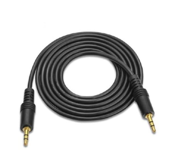 Аудио кабель AUX 3.5мм to AUX 3.5мм TRS mini-jack папа - папа 1.1м Black (313078)