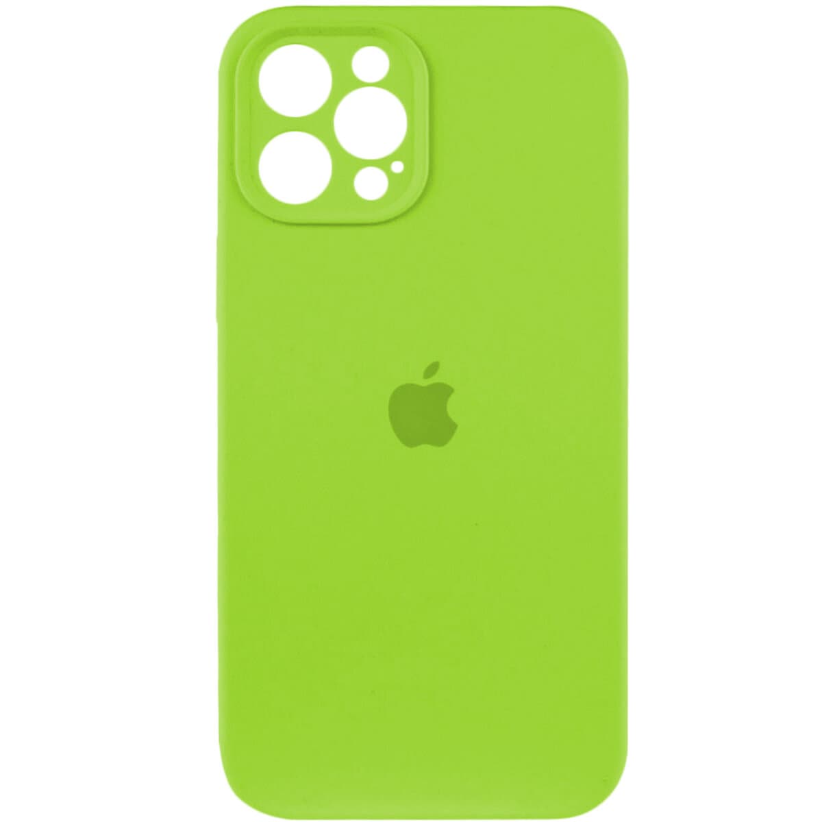 Захисний чохол-накладка Silicone Full Case AA Camera Protect для Apple iPhone 12 Pro Shiny Green (FullAAi12P-24)