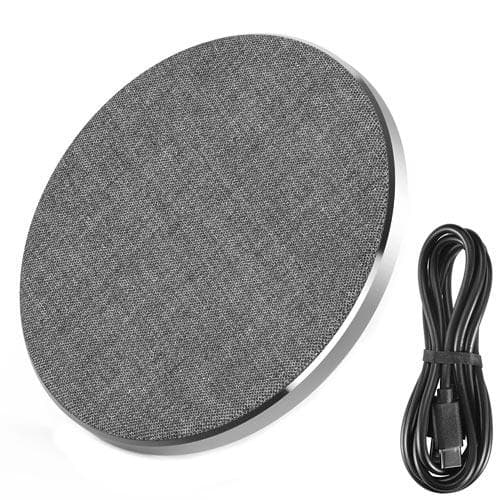 Бездротова зарядка Rurnex W02 Qi 5В 1A тканина USB Grey (313252)