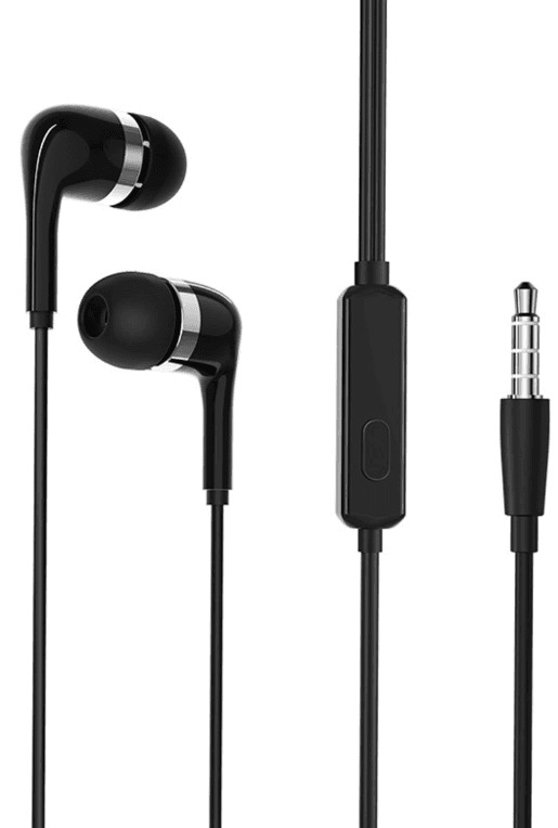 Дротові навушники BOROFONE BM39 Refined chant універсальні earphones with mic 3.5мм 1.2м Black (BM39B)
