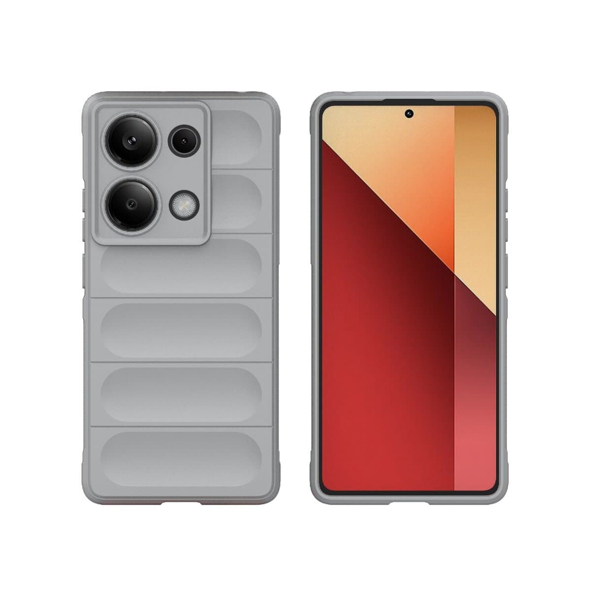 Защитный чехол-накладка Cosmic Magic Shield для Xiaomi Redmi Note 13 Pro 4G Grey Smoke (MagicShXiNo13PGrey)