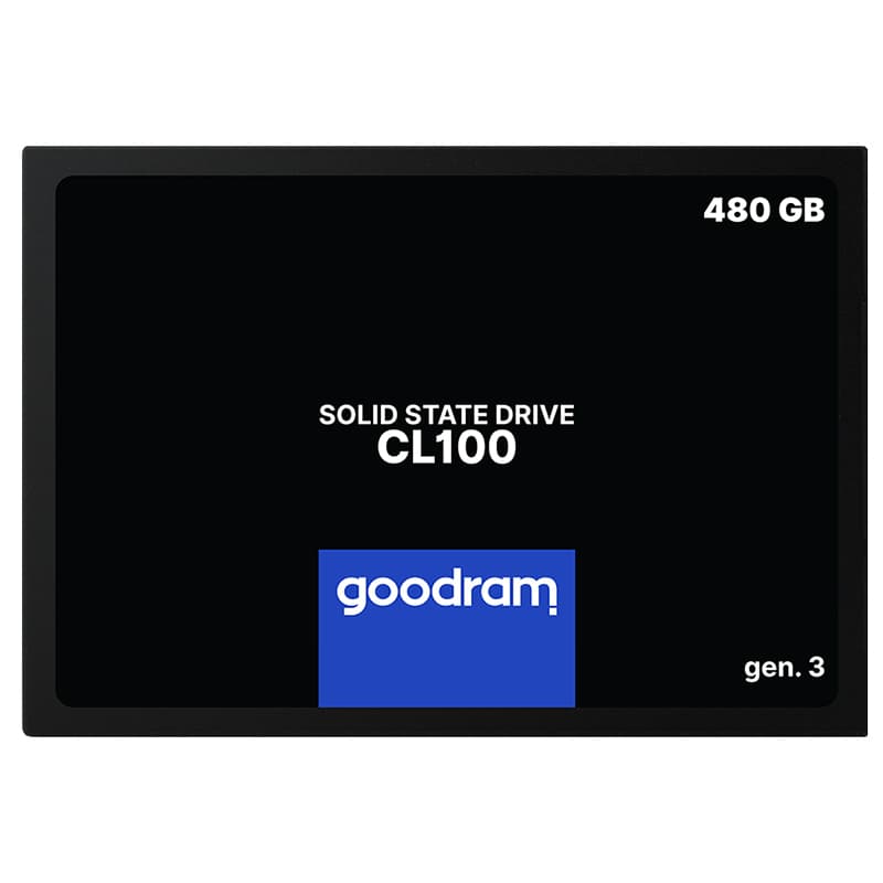 Твердотільний накопичувач GoodRAM CL100 SSD 480Gb SATA III 2.5" TLC (SSDPR-CL100-480-G3)