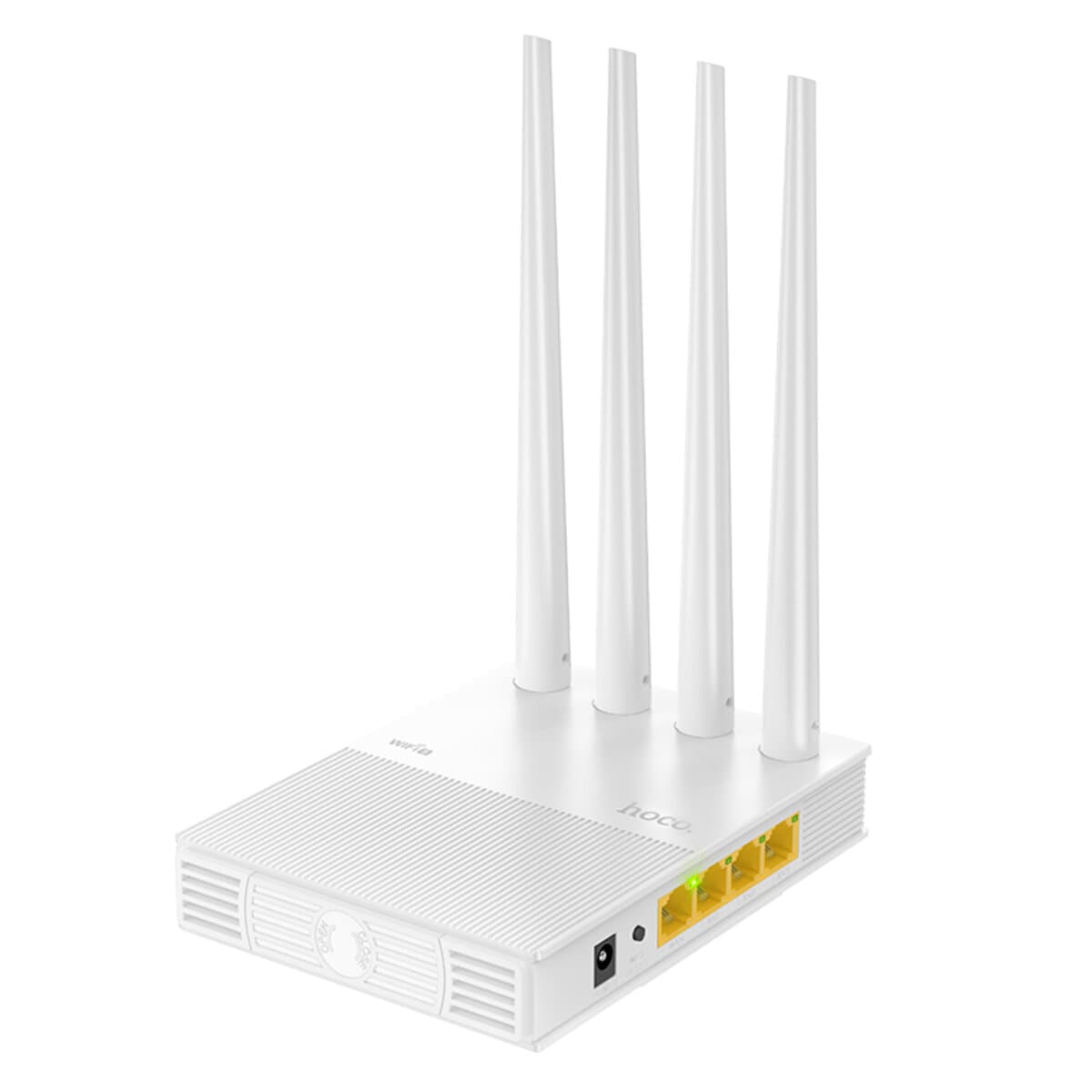 Маршрутизатор роутер HOCO HI31 WiFi5 wireless router EU 1xWAN RJ45 3xLAN RJ45 White