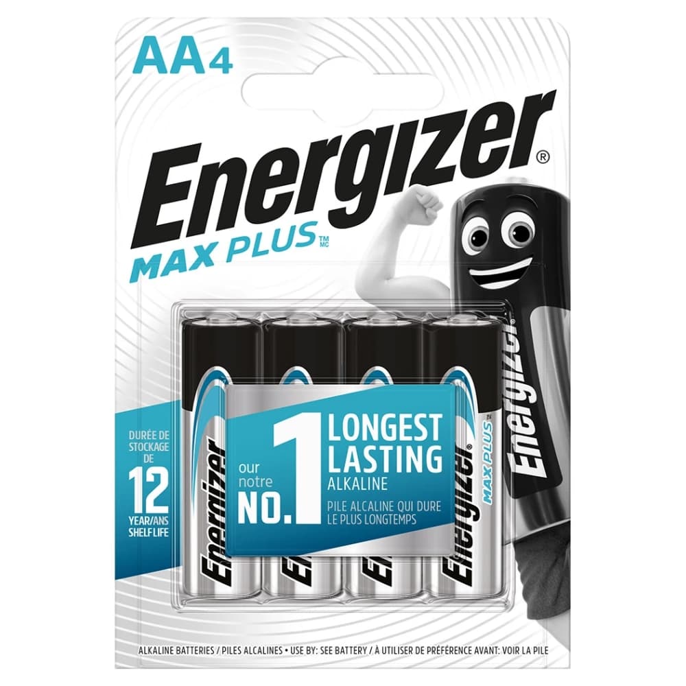 Батарейка Energizer LR6/AA Max Plus Alkaline 1.5V 4шт