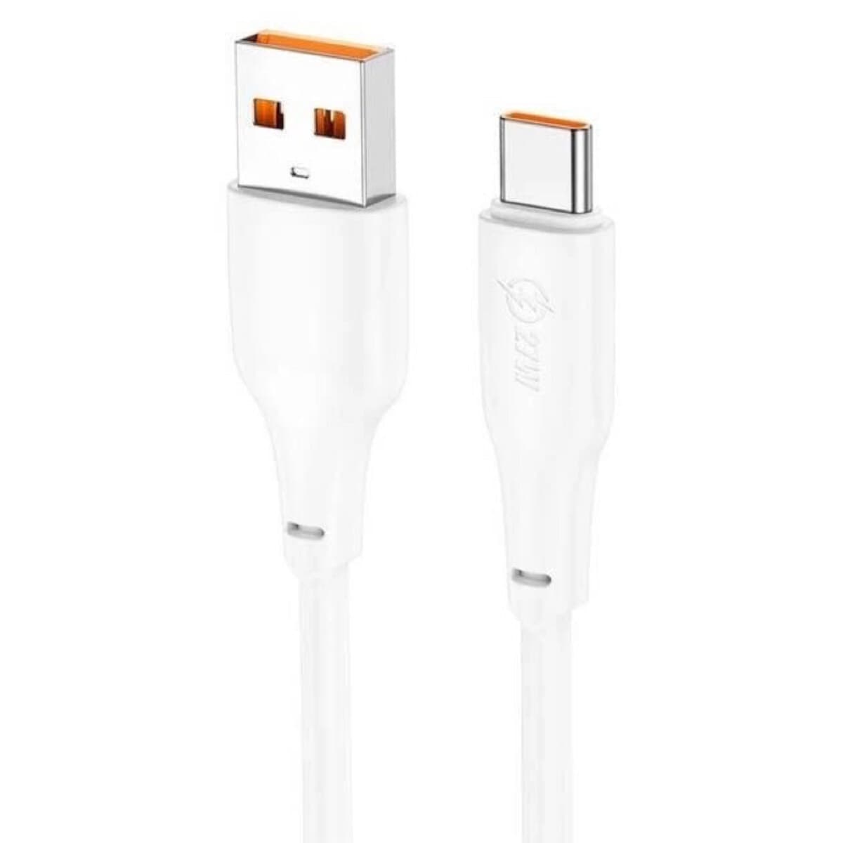 Кабель HOCO X93 USB для Type-C 27W 1m TPE connectors White