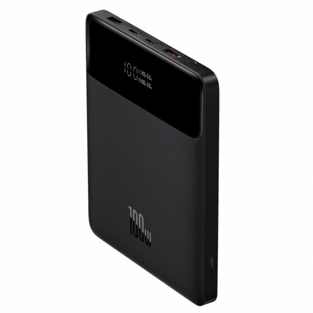 Powerbank павербанк УМБ Baseus Blade Power Digital Display Fast Charging Power bank 20000mAh 100W 2xUSB 1xType-C Black (PPDGL-01)